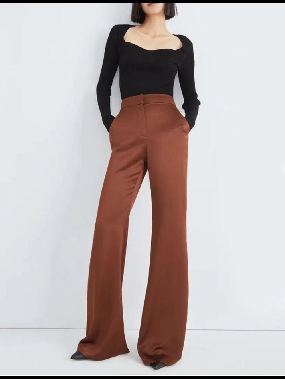 VERONICA BEARD Enrick Satin Pant In Multi